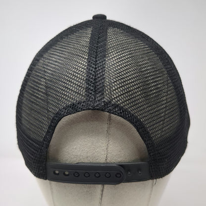 Cactus Ropes Trucker Hat Black Blue Orange One Size Mesh Geometric Pattern