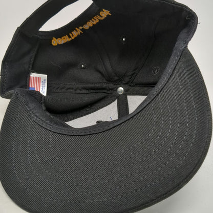 Baseball Cap Black One Size US Army ROTC Leadership Excellence Strapback Hat USA
