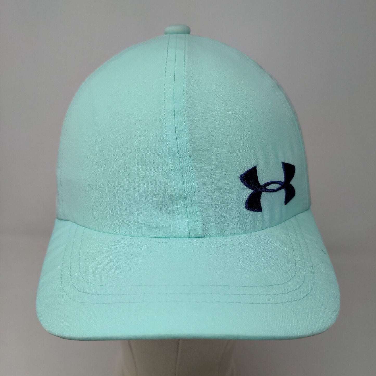 Under Armour Boy's Strapback Hat Green Blue Size OSFA Embroidered Logo