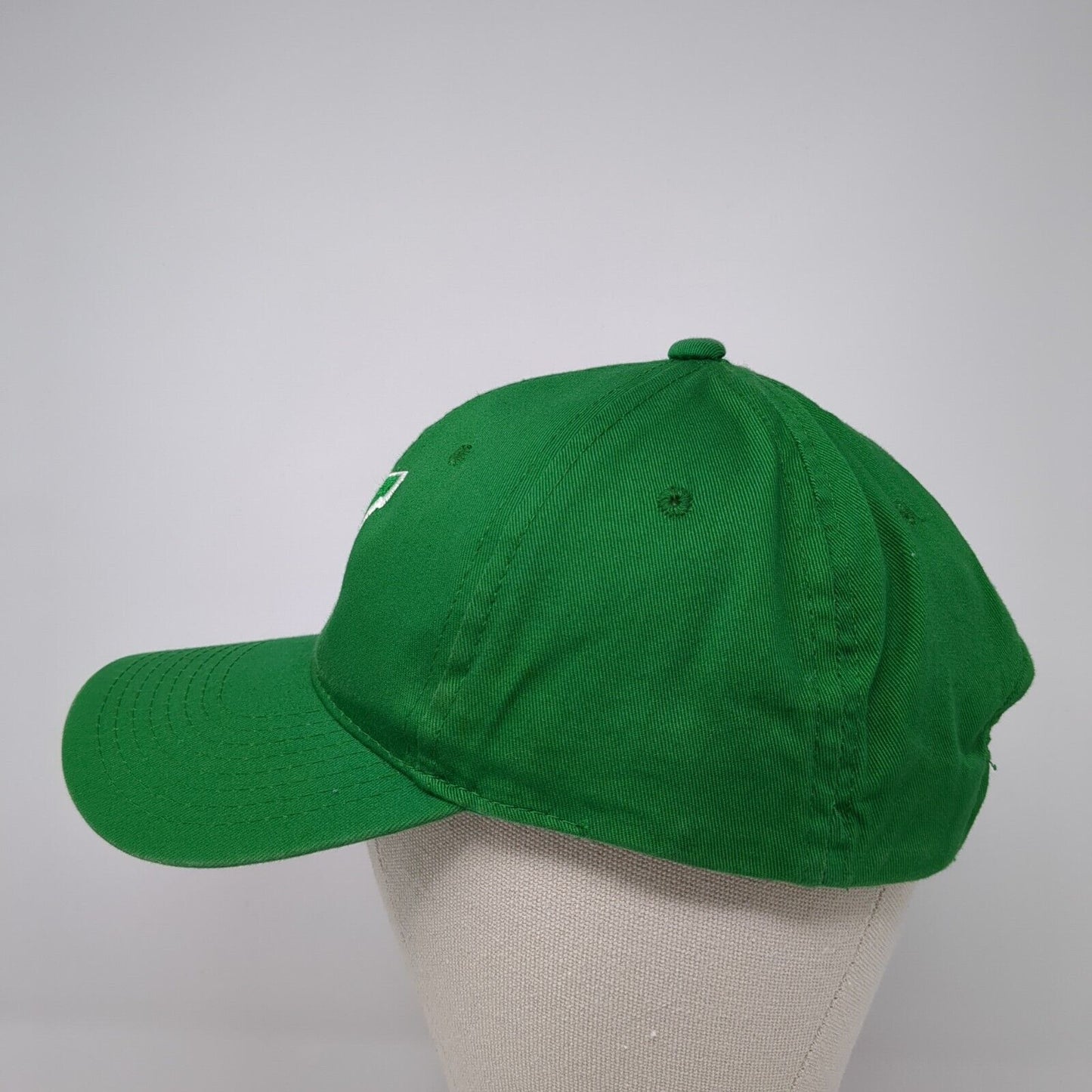St. J Strapback Hat Green One Size Adjustable Embroidered 6 Panel Outdoor Cap
