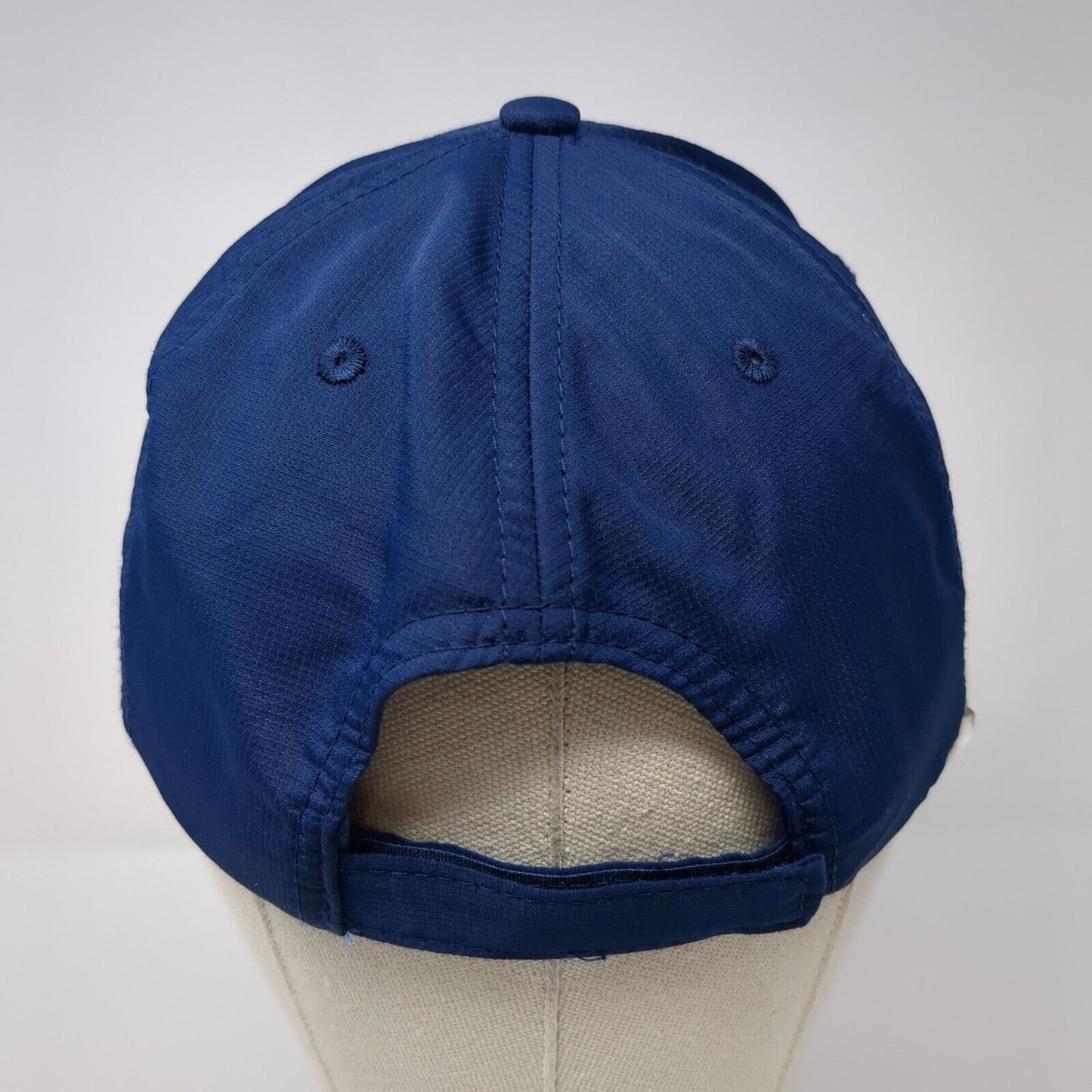 All Out Mayhem Strapback Hat Blue One Size Adjustable 6 Panel Polyester