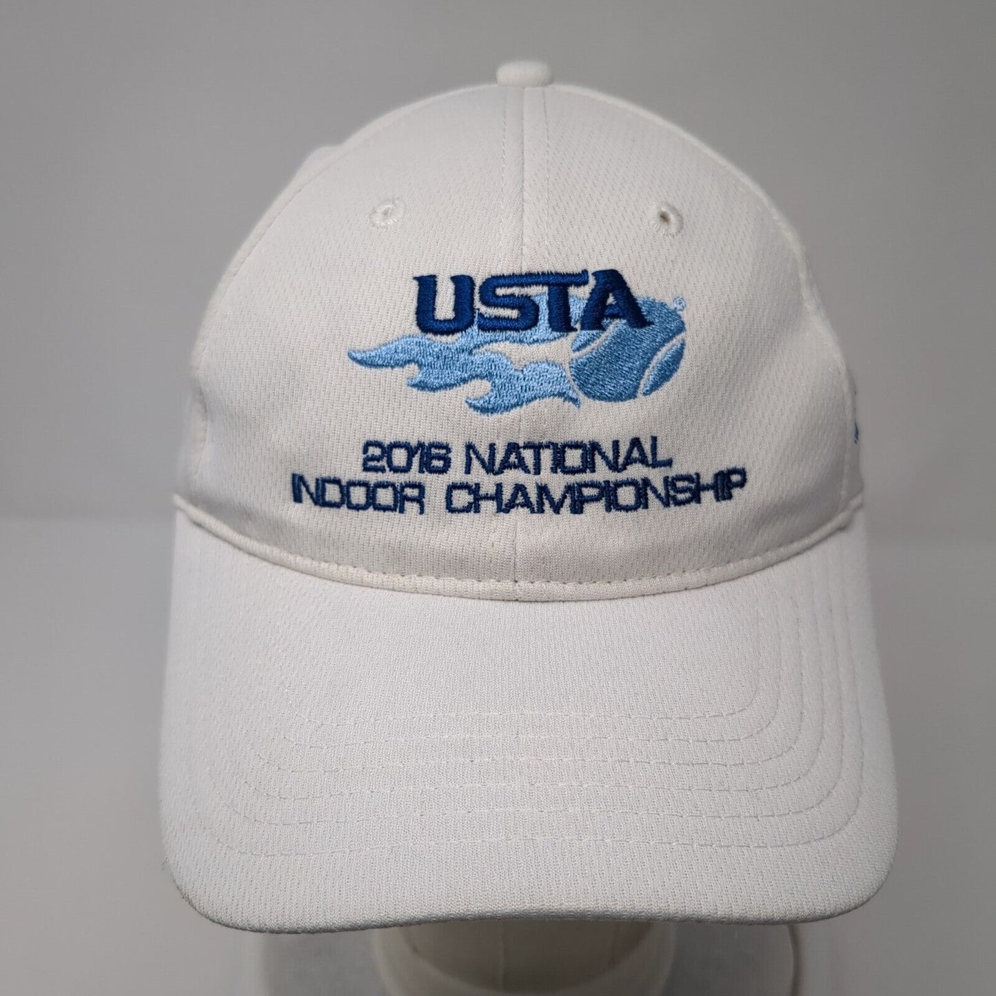 USTA 2016 National Indoor Championship Strapback Hat White One Size