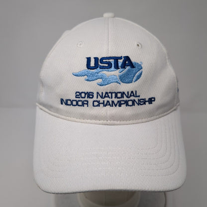 USTA 2016 National Indoor Championship Strapback Hat White One Size