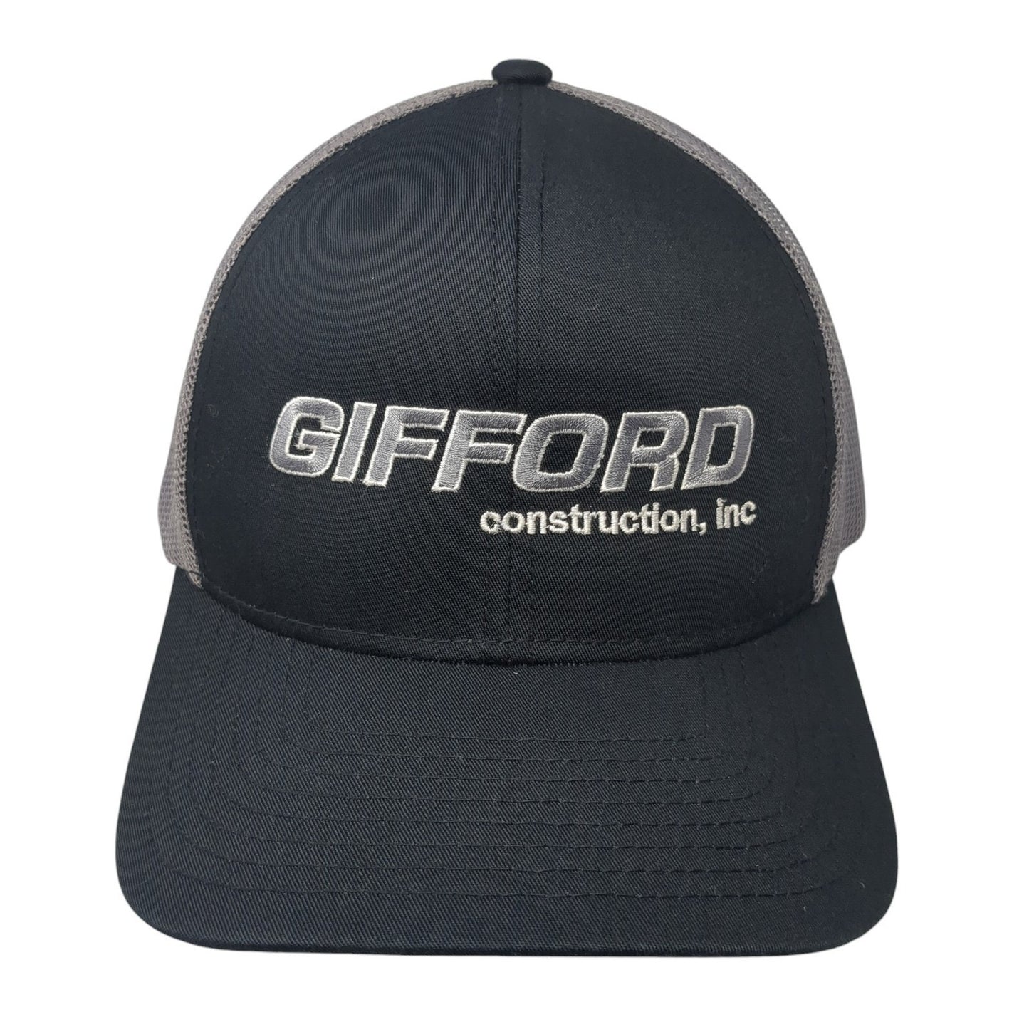 Gifford Construction Inc Trucker Hat Black One Size Mesh Back Pacific Headwear