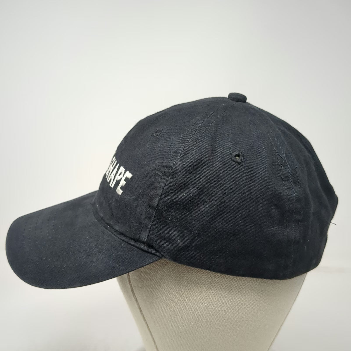 Port & Company Baseball Cap Black One Size In-Shape Health Clubs Logo Cotton Hat