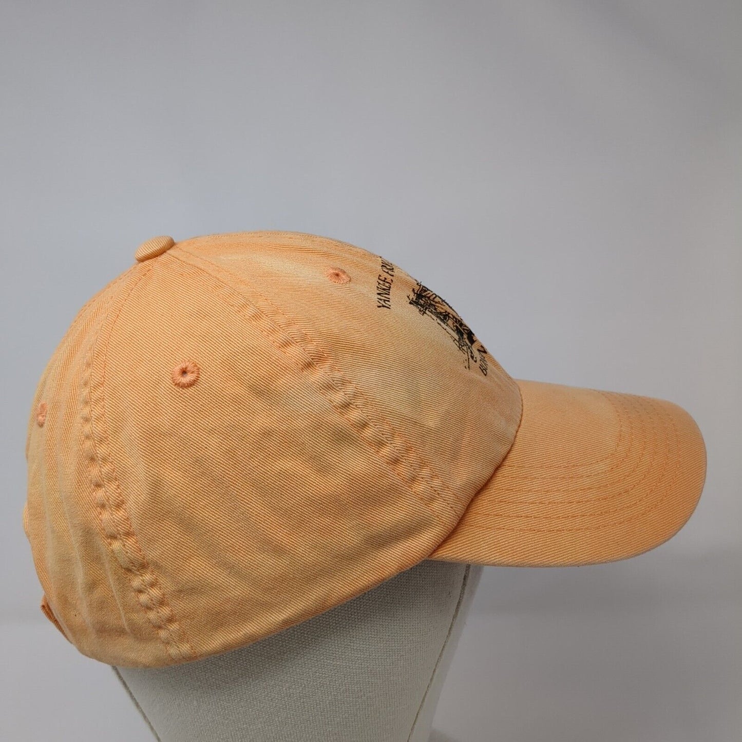 Yankee Fork Gold Dredge Bonanza Idaho Strapback Hat Orange Adjustable 6 Panel