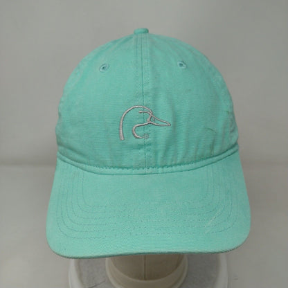 Ducks Unlimited Slideback Hat Greenish-Blue OSFM Adjustable 6 Panel Outdoor Cap