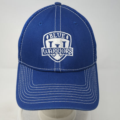 Blue Warriors Fitted Trucker Hat Blue One Size Embroidered Mesh Back New Era