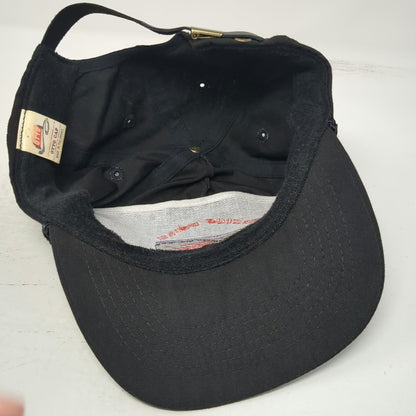 Otto 5 Panel Black One Size Hat Cactus Petes Players Club Plateau Rope Detail