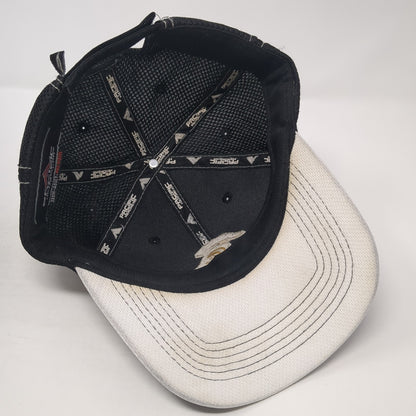 Spartan Logo Strapback Hat Black One Size Adjustable Pacific Headwear