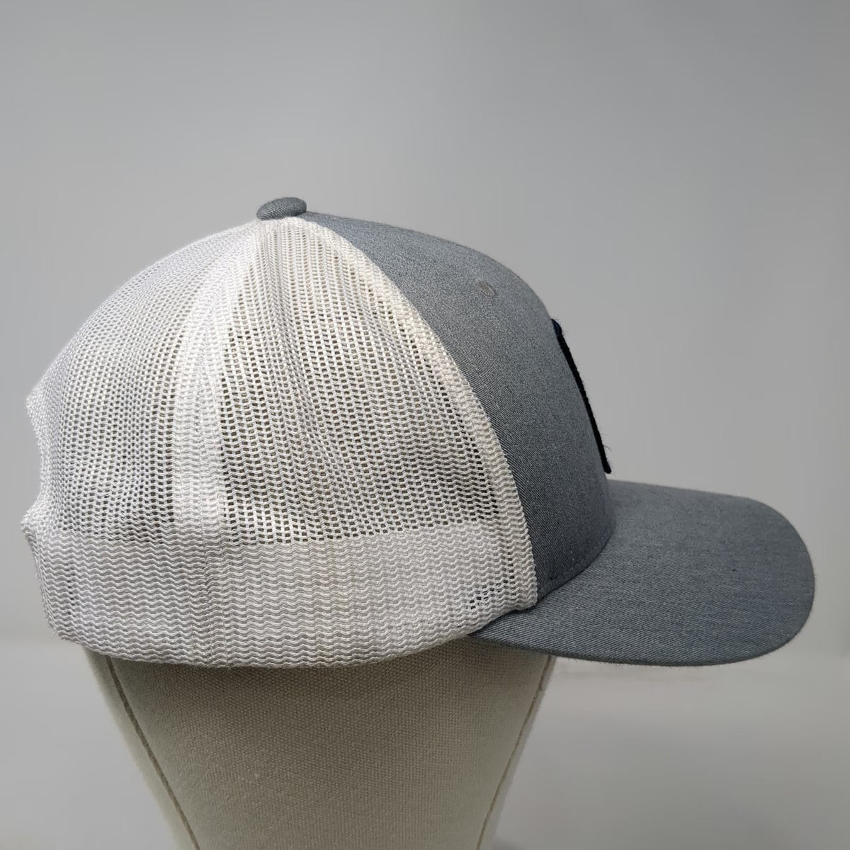 Gerber Trucker Hat Gray One Size Mesh Snapback Iridescent Logo Patch 1939