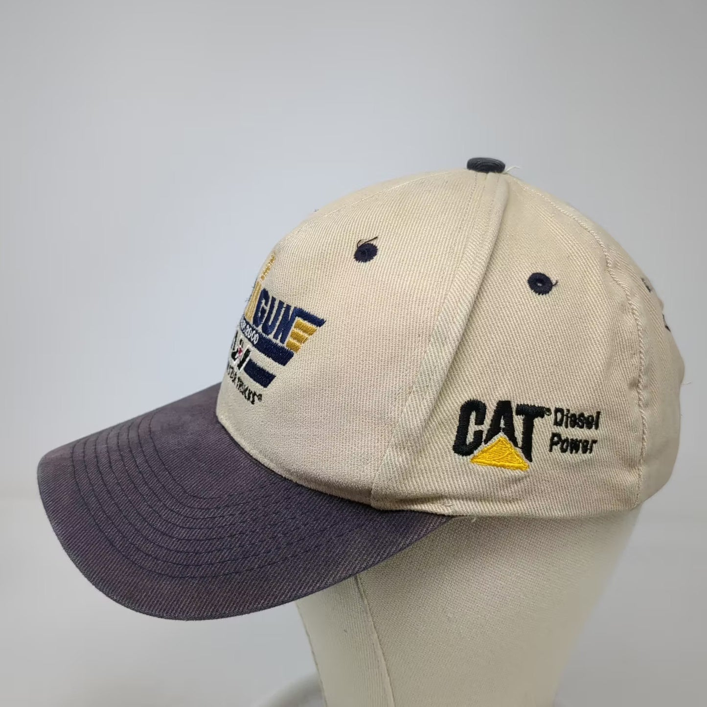 Falcon Western Star Trucks Top Gun Tour 2000 CAT Hat Beige Blue OS Baseball Cap