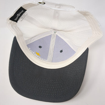 Simplot Gadwear Solutions Snapback Trucker Hat Gray OS Adjustable Mesh Back