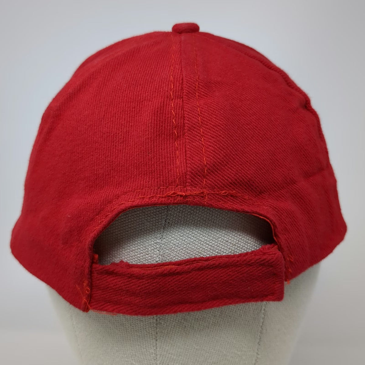 PNM Logo 5 Panel Red Yellow Black One Size Strapback Adjustable Cotton Twill Hat