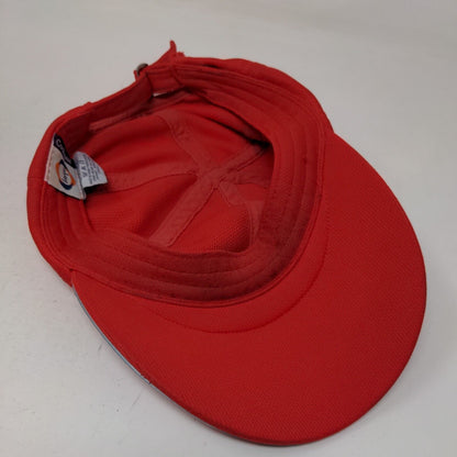 Lifeguard Slideback Hat Red OSFA Adjustable Embroidered Breathable Coolmax