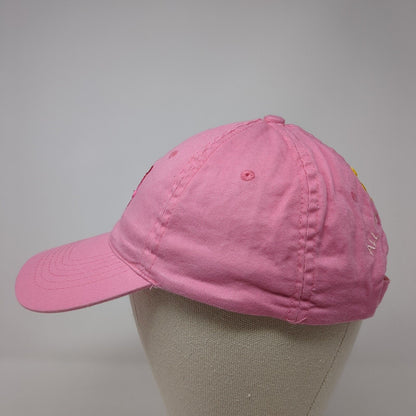 NAPA All Out For The Cure Strapback Hat Pink One Size Adjustable Embroidered