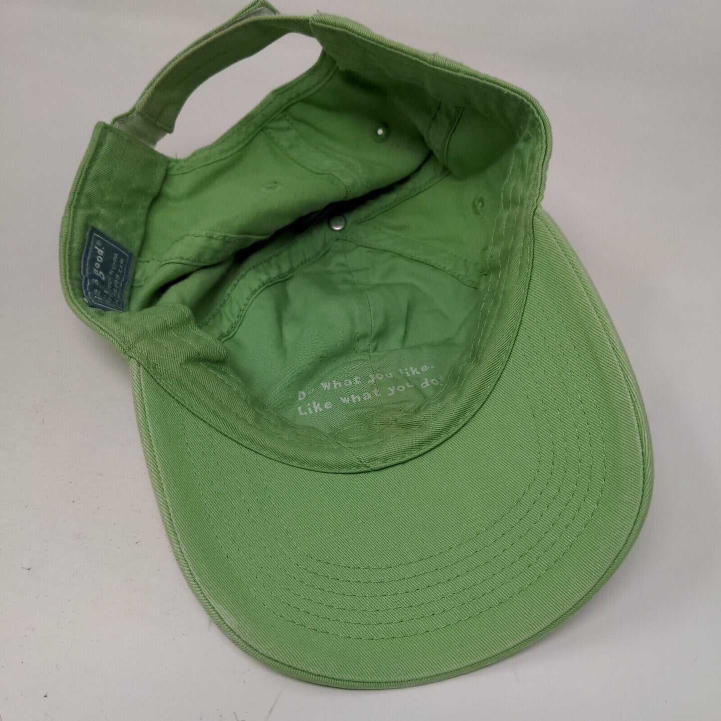 Jake Soccer Life Is Good Kids Strapback Hat Green 4-6T Embroidered
