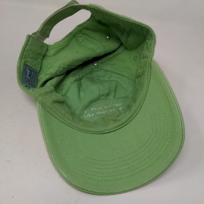 Jake Soccer Life Is Good Kids Strapback Hat Green 4-6T Embroidered