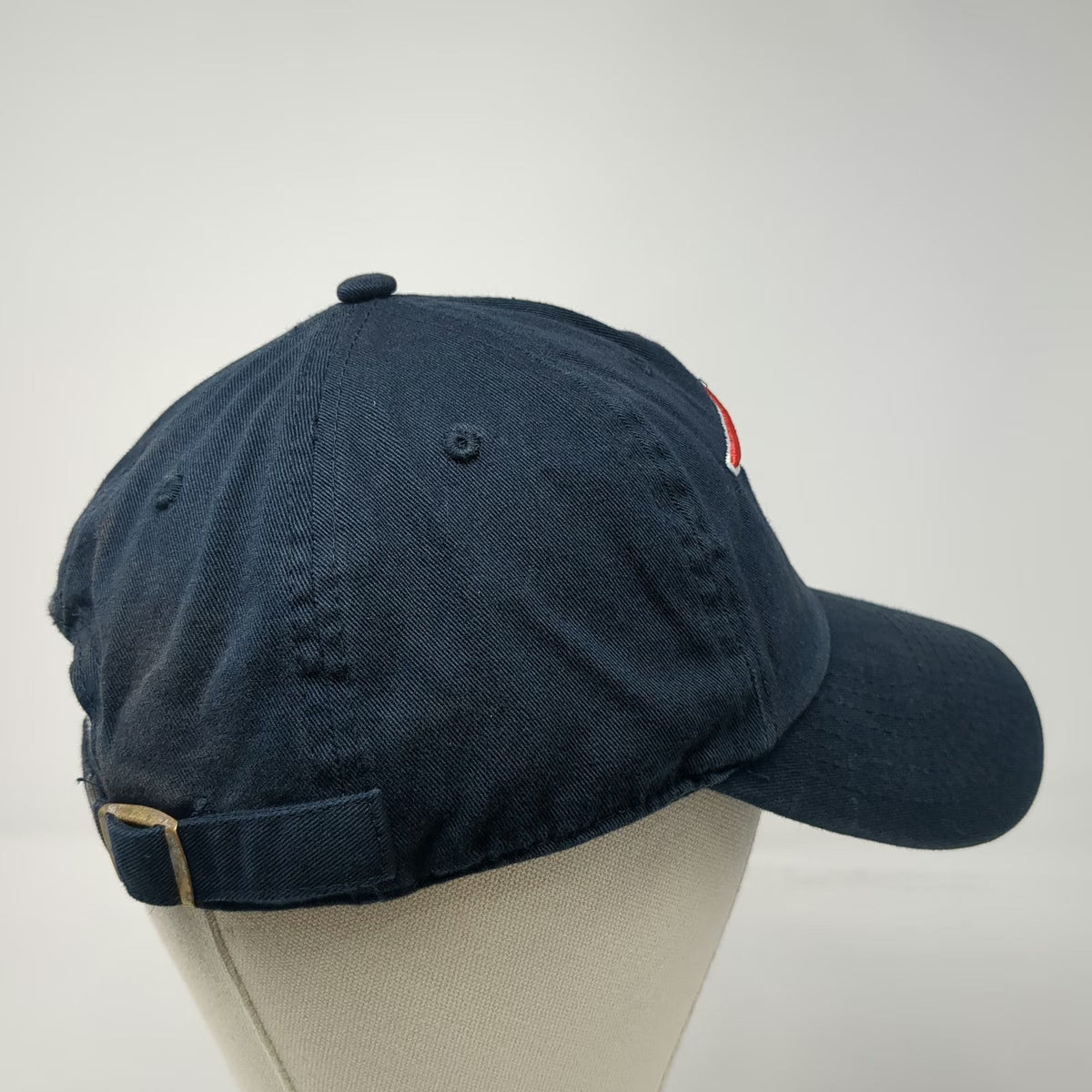 '47 New England Patriots NFL Blue One Size Cap Distressed Slideback Buckle Hat