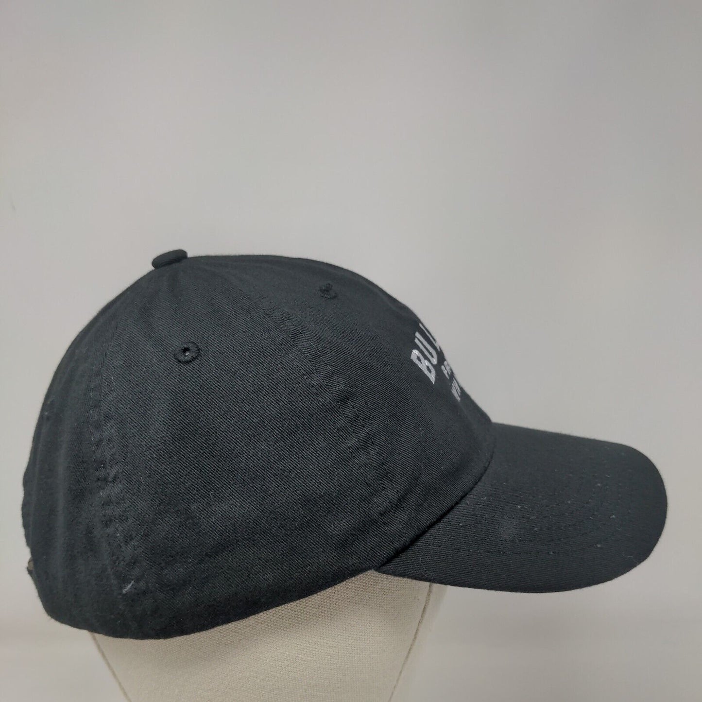 Bulleit Frontier Whiskey Slideback Hat Black One Size Embroidered