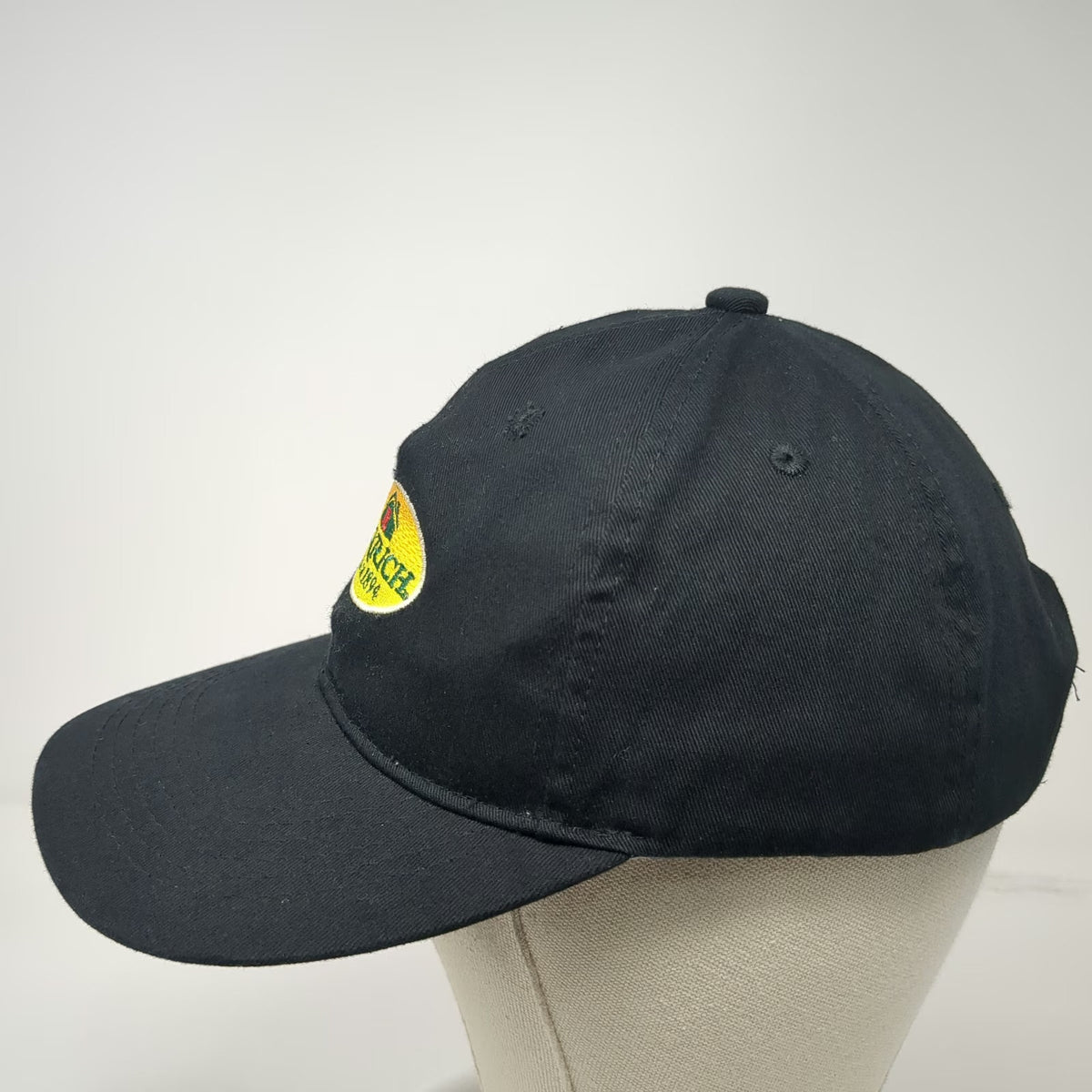 Eckrich Baseball Cap Black One Size Strapback Embroidered Logo Since 1894 Hat