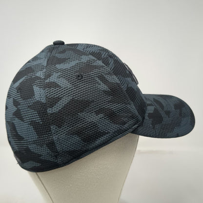Under Armour Baseball Cap Gray L Camo Stretch Fit Hat Embroidered Logo Athletic