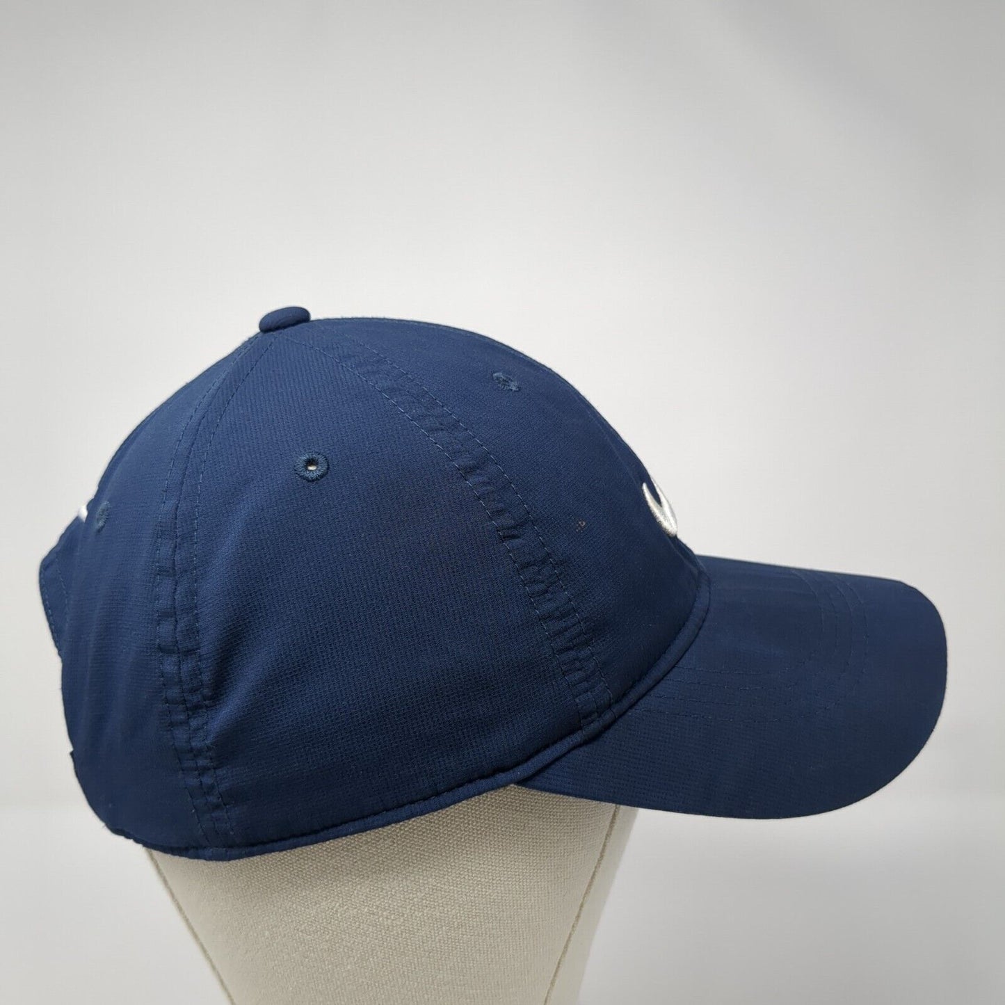 Nike Strapback Baseball Cap Blue OS Adjustable Embroidered Legacy91 Dri-fit