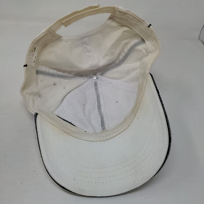Tahoe Strapback Hat White One Size Embroidered Adjustable 6 Panel