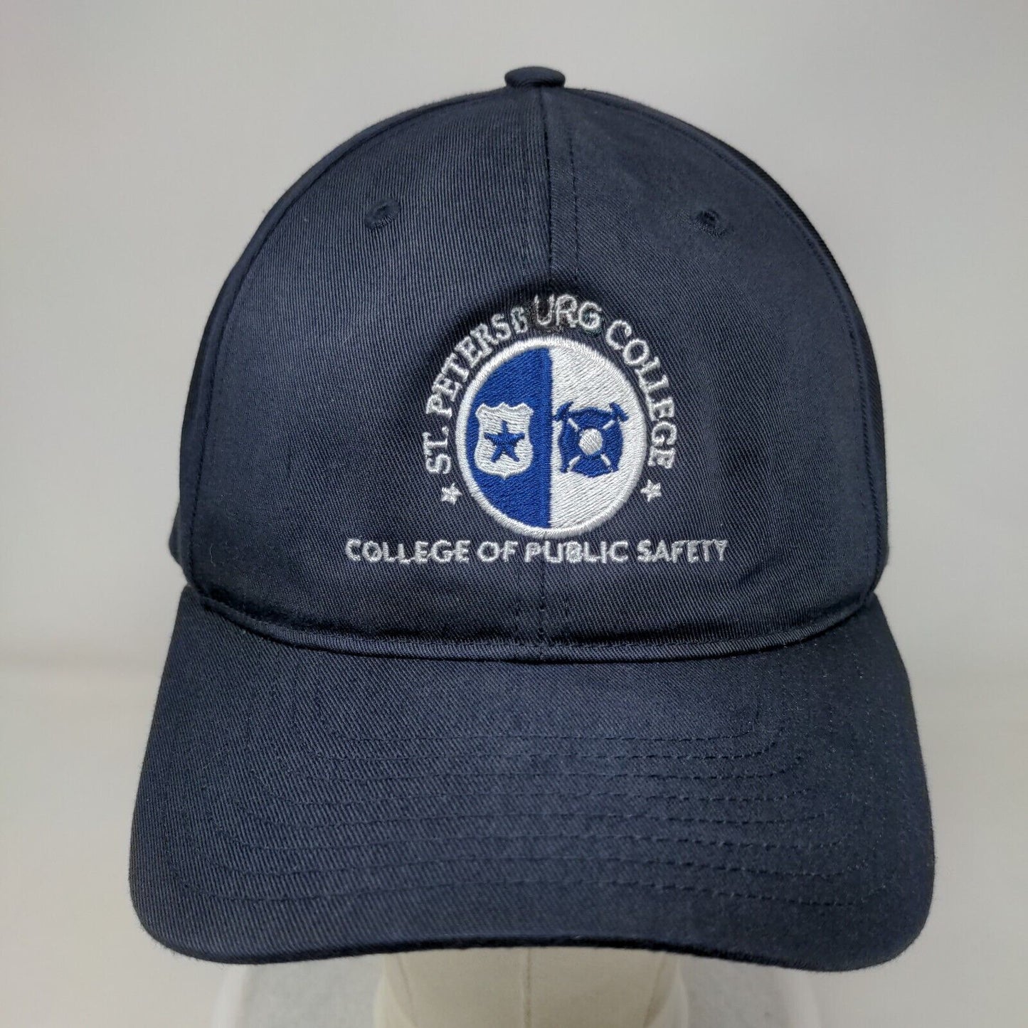 St. Petersburg College Of Public Safety Snapback Hat Blue M/L 6 Panel