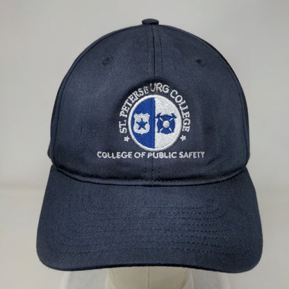 St. Petersburg College Of Public Safety Snapback Hat Blue M/L 6 Panel