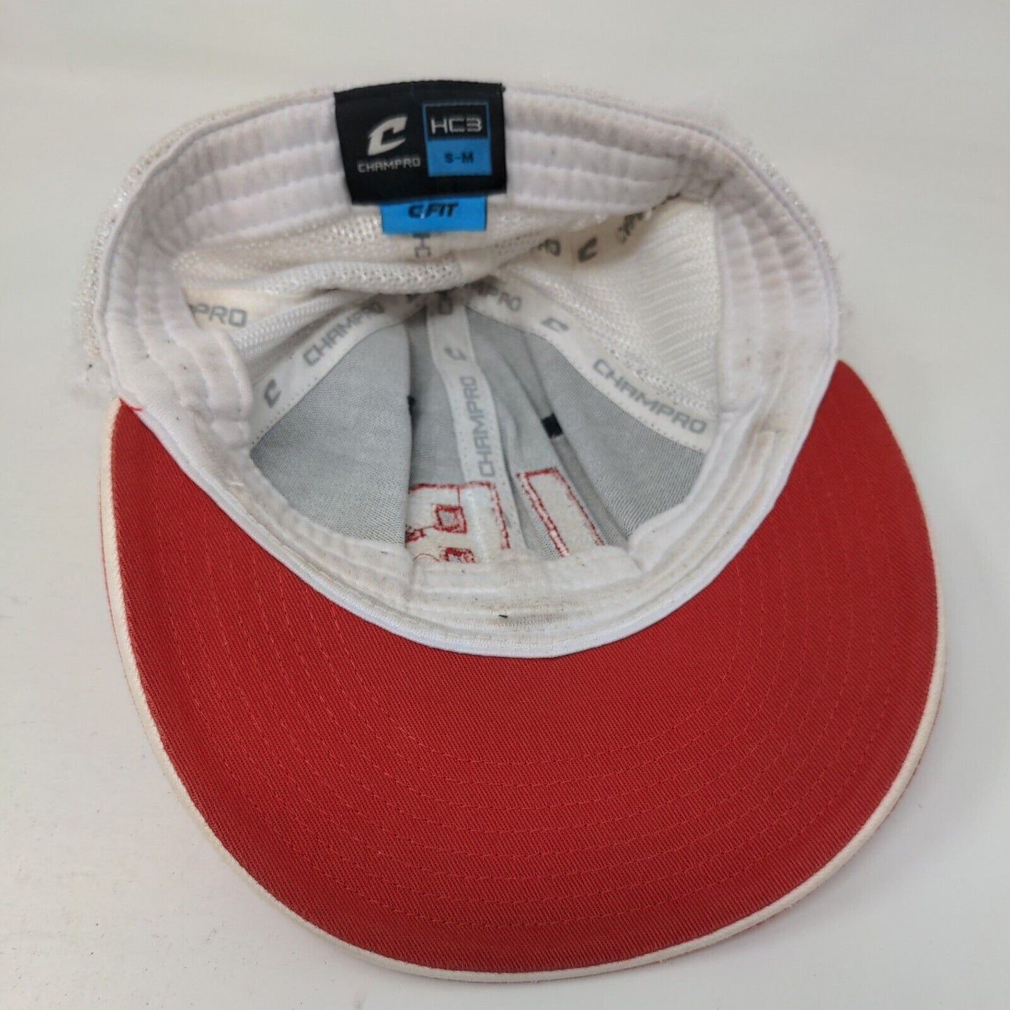 LB Fitted Trucker Hat Small-Medium Multi Embroidered Letters Mesh Back