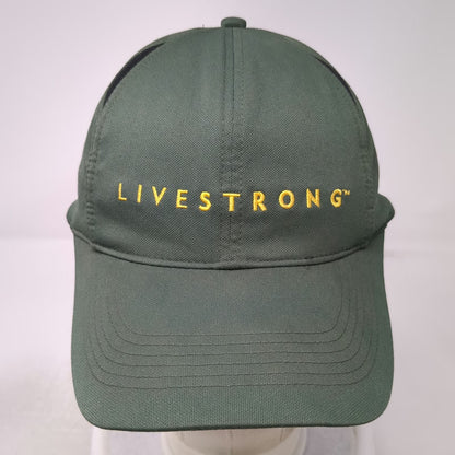 Nike LIVESTRONG Baseball Cap Green XL Yellow Swoosh Logo Fitted Hat
