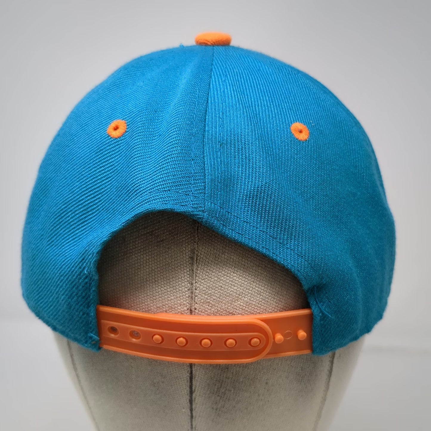 Young & Reckless Snapback Blue Orange One Size Los Angeles Reckless Script Hat