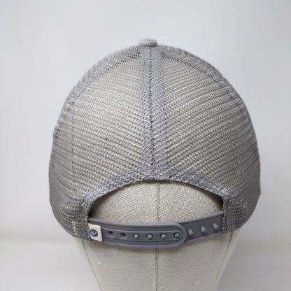 90 Snapback Mesh Back Trucker Hat Gray One Size Adjustable Roxy