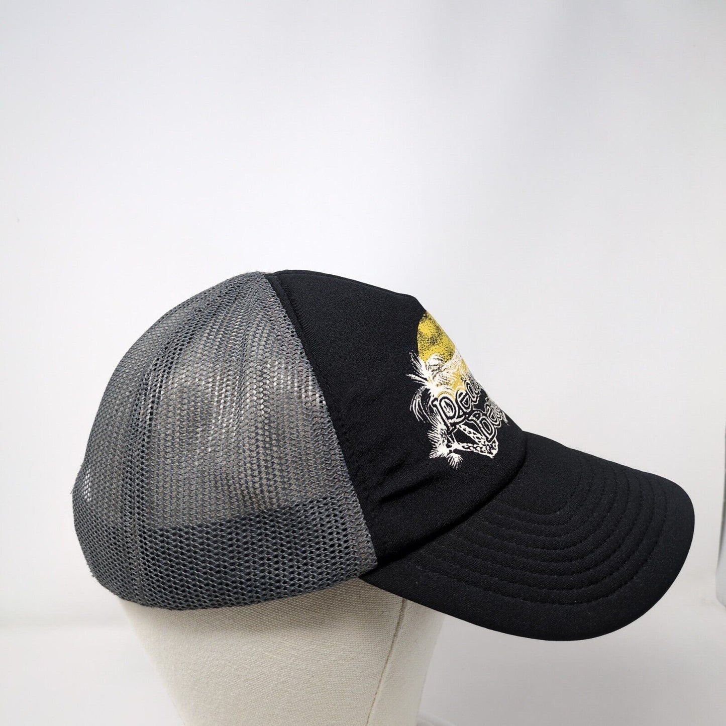Redondo Beach Snapback Trucker Hat Black One Size Mesh Back Old Navy