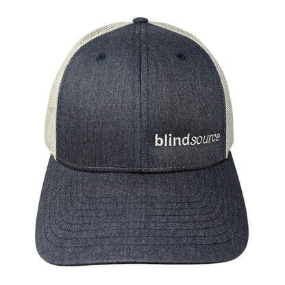 Blindsource Snapback Mesh Back Trucker Hat Blue M/L Richardson 6 Panel
