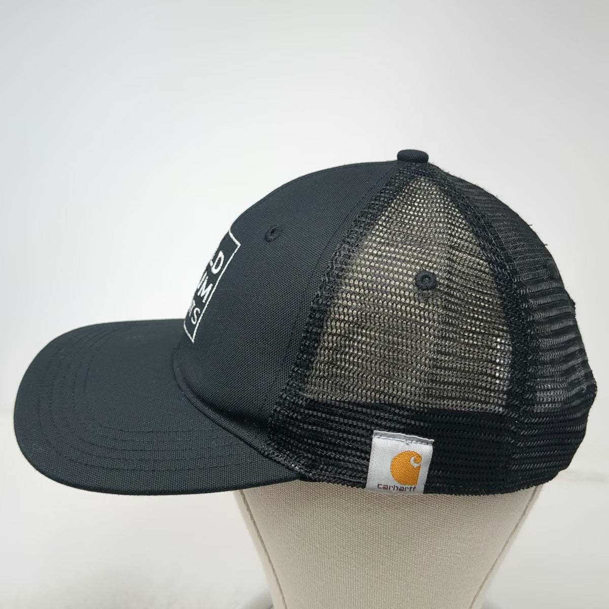 Carhartt Trucker Hat Black One Size Wild Plum Events Mesh Back Snapback