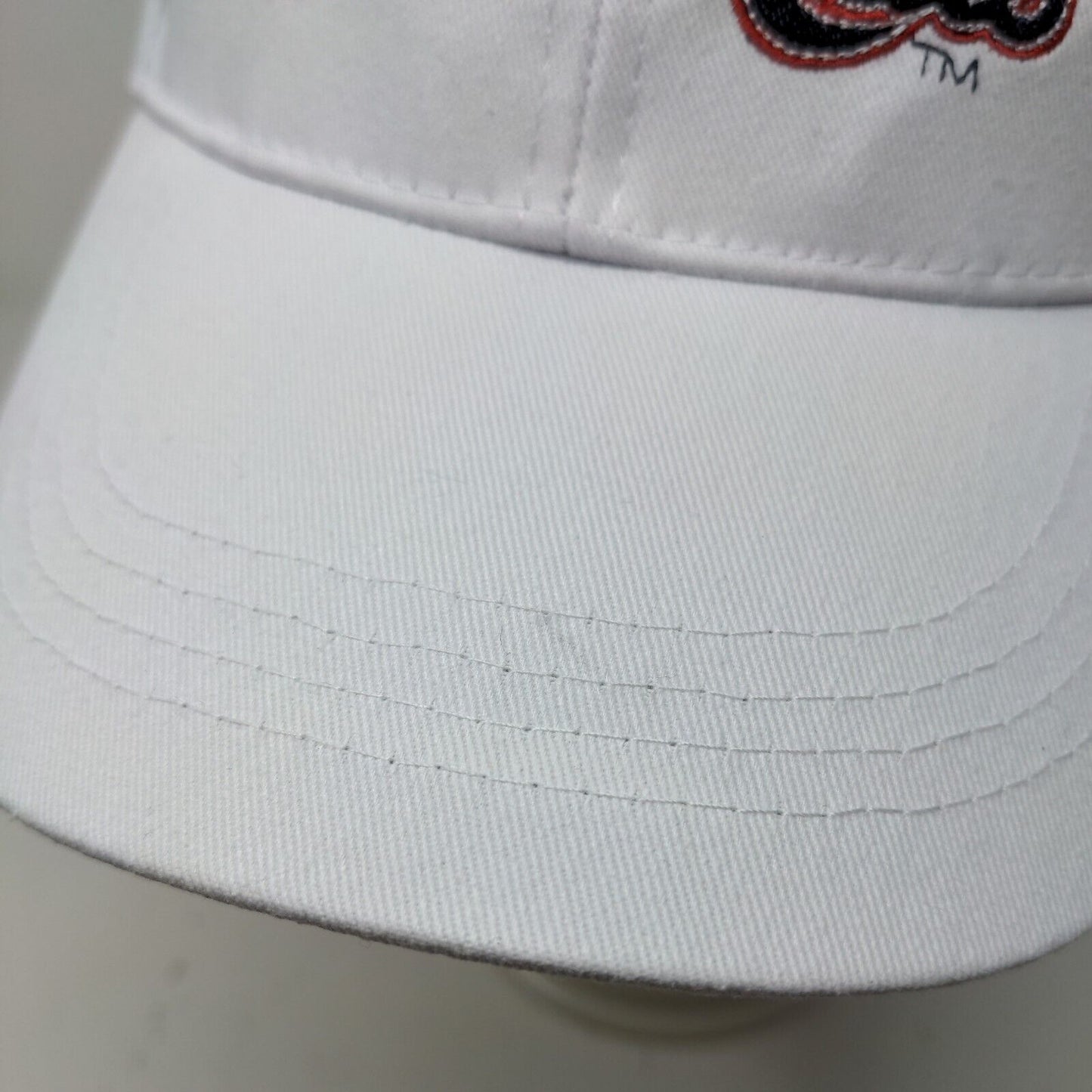 New Hampshire Fisher Cats Men's Strapback Hat White Adjustable Embroidered Logo