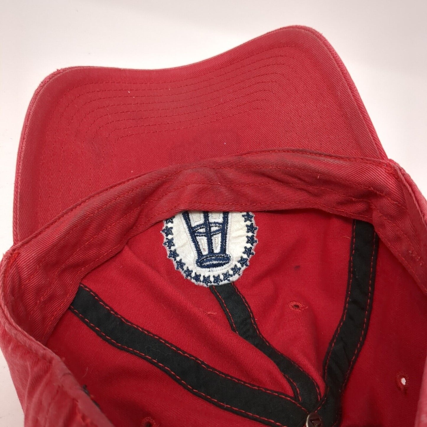 '47 Brand Slideback Hat Red One Size Adjustable Embroidered 6 Panel Cotton