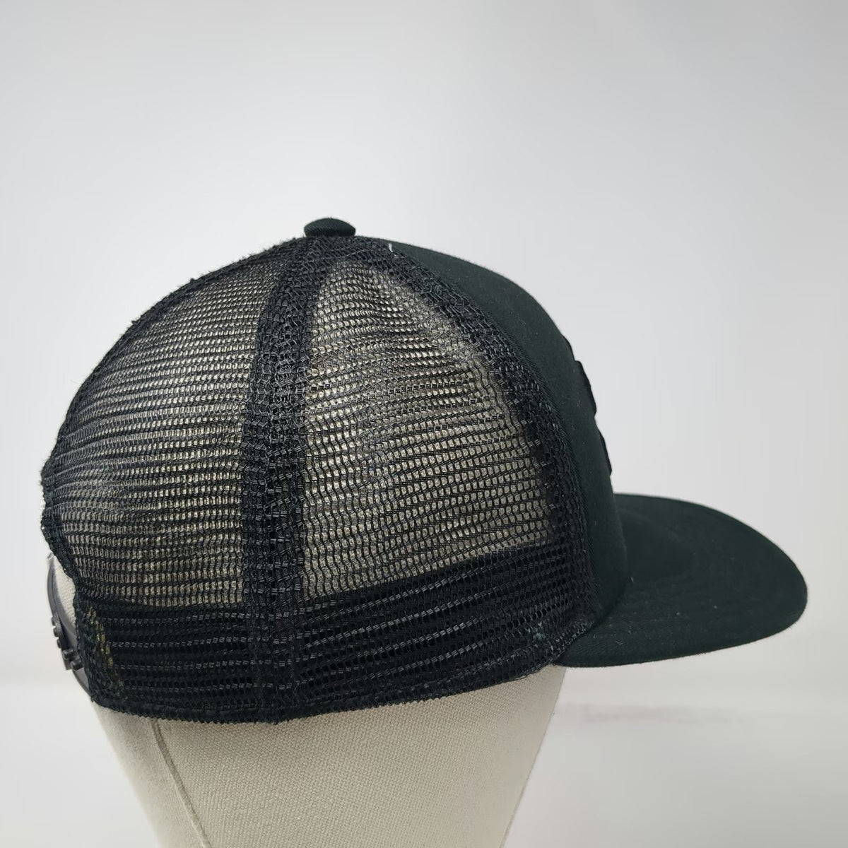 Coal Trucker Hat Black One Size Mesh Back Snapback Flat Brim SPT Star Adjustable