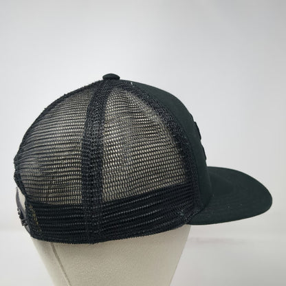 Coal Trucker Hat Black One Size Mesh Back Snapback Flat Brim SPT Star Adjustable