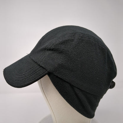 Unbranded Winter Trapper Hat Black One Size Adjustable Ear Flaps Blank Wool