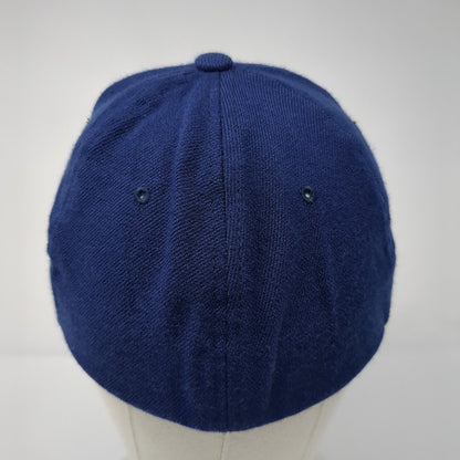 Casad Sport Fitted Hat Blue One Size Flexfit Solid 6 Panel Blank