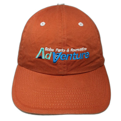 Fahrenheit Baseball Cap Hat Orange One Size Adjustable Cotton Boise AdVenture