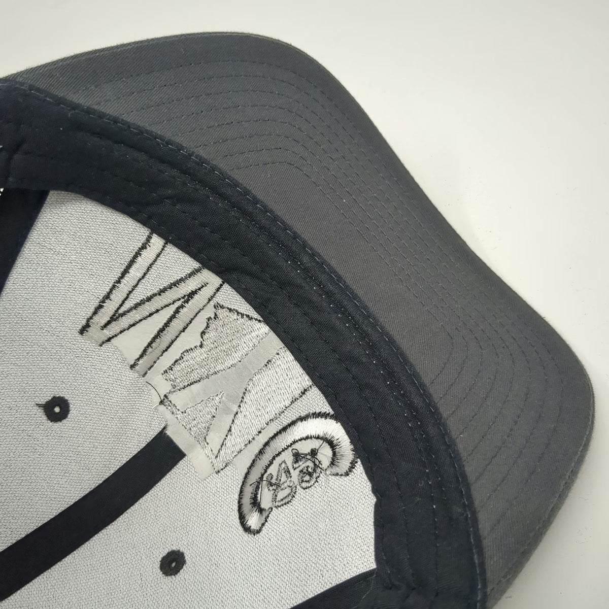 Yupoong Trucker Hat Gray One Size NYC Arizona 2019 Mesh Back Snapback Flat Brim