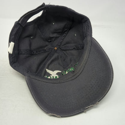 Yuengling Brewery Baseball Cap Gray One Size Frayed Eagle Embroidered Cotton Hat