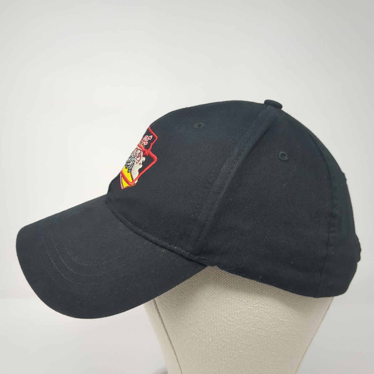 Eat At Joe's Strapback Hat Black One Size Solid Adjustable Cap America