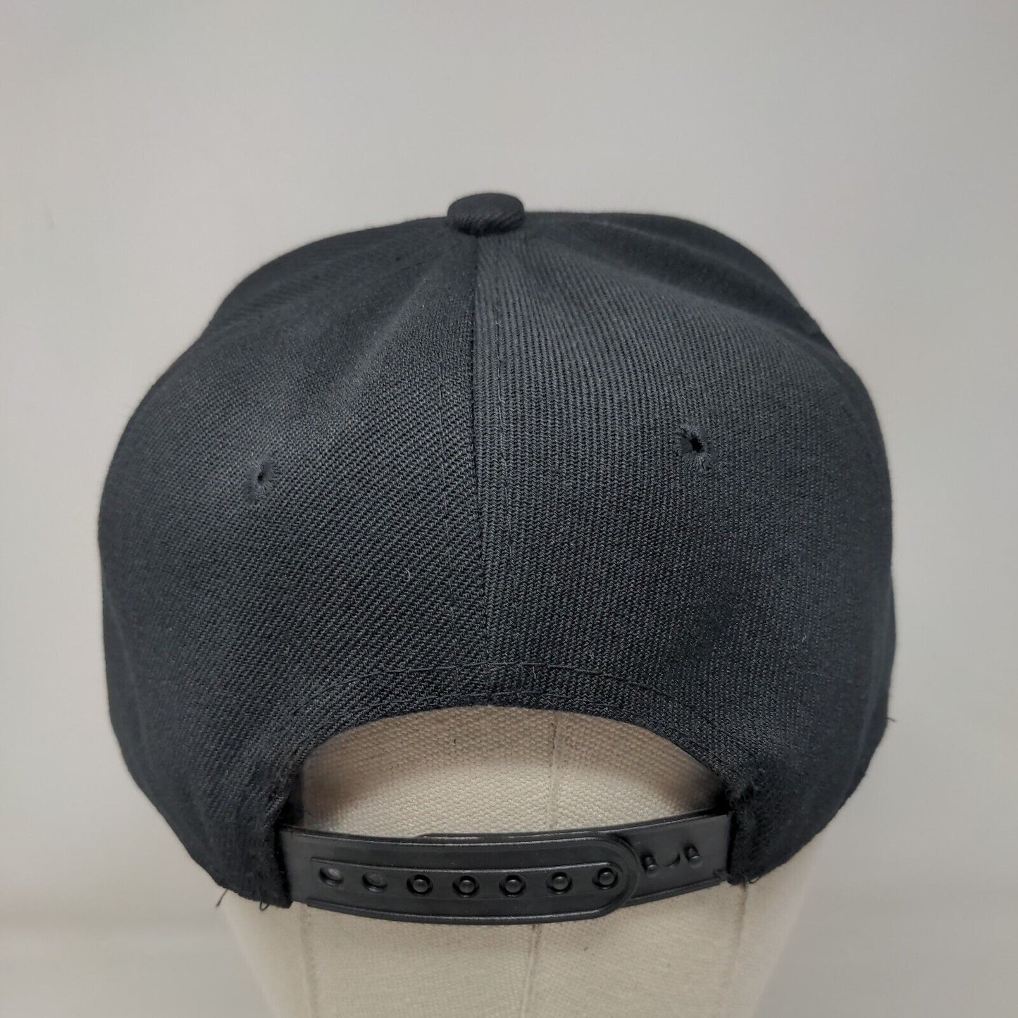 Let's Go Brandon Snapback Hat Black One Size Adjustable Patriotic Vented Holes