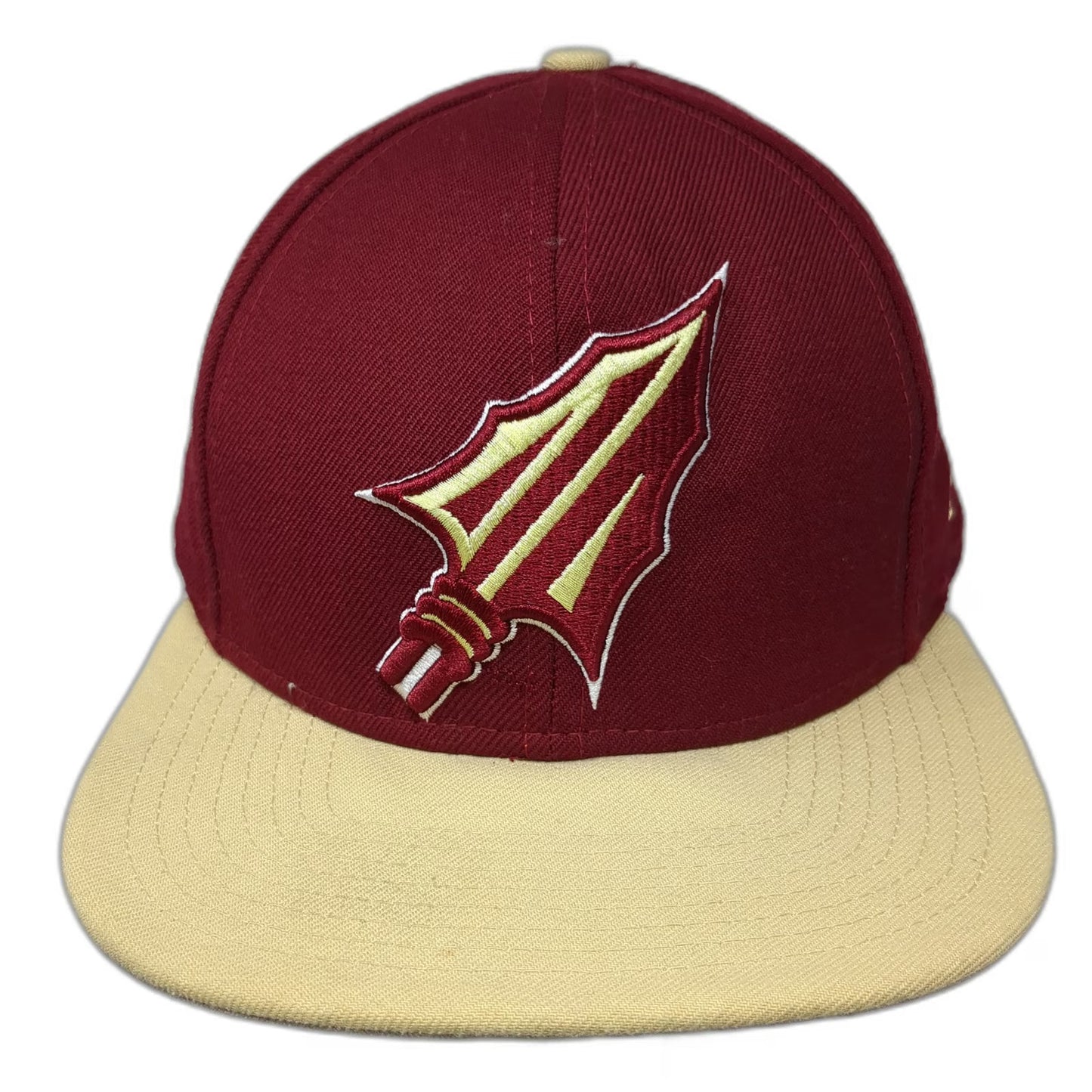 New Era Florida State Seminoles NCAA Red Snapback Hat One Size 9FIFTY Flat Brim