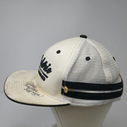 Valerie Thompson Racing Trucker Hat White One Size Signed Snapback Checkerboard